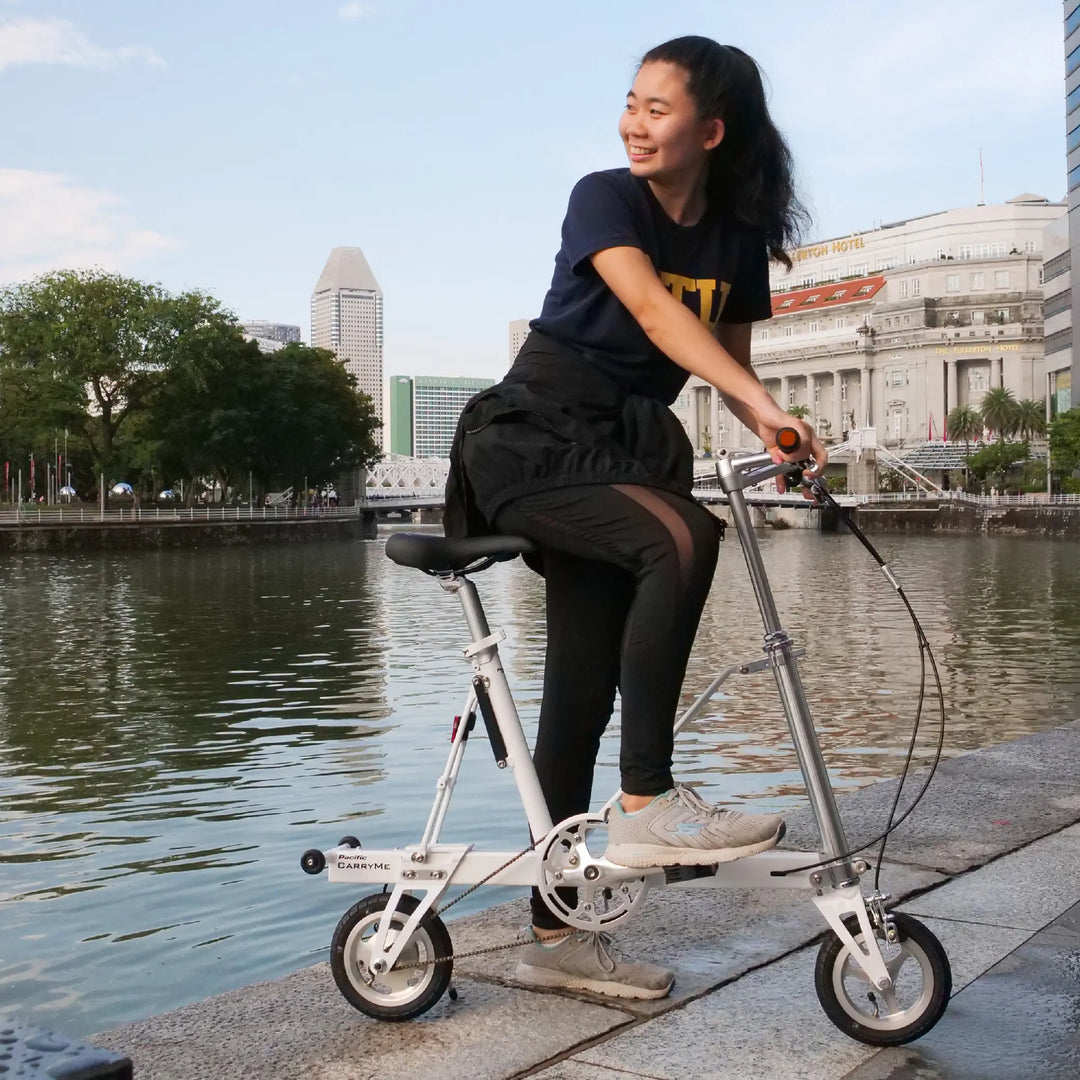 CarryMe | Compact Foldable Bike | Amber Orange – PacificCarryMe CarryMe | Compact Foldable Bike | Amber Orange – PacificCarryMe