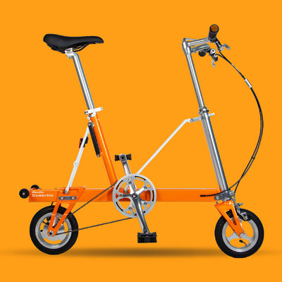 Pacific CarryMe Folding Bicycle in Amber Orange